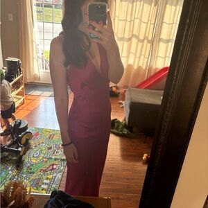 Elegant Pink Evening Dress